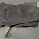 uncn Heating Pad for Neck Shoulders and Back Microwavable Wrap Weighted Neck Warmer 32x5in Microwave Heat Wrap Rice Beanbag Lavender Scented 1.5Pounds (Gray)