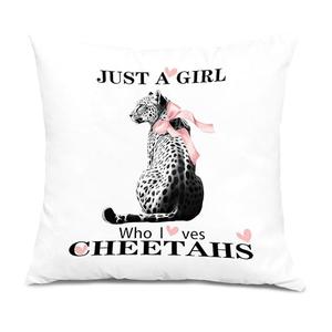 XUNLURY Just a Girl Who Loves Horse Floral Pillow Covers 18x18, Horse Decor for Girls Room, Horses Lovers Gifts Decorative Pillow Covers for Home Bedroom Living Room Pack Of 3