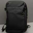 Vacuum Backpack Travel  Expandable Compression Carry On Backpack with Vacuum Pump, Water-Resistant TSA Lock Travel Bag, 17" Laptop Backpack for Men Women, Business Airplane Flight Luggage (Classic Black)