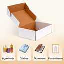 14x10x3 inches White Shipping Boxes 20 PackCorrugated Cardboard Gift BoxesMailing Boxes for Small Business Packing and Storage