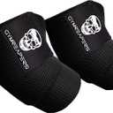 Gymreapers Weightlifting Elbow Wraps (1 Pair) - Flexible 40'' Elbow Compression Strap & Joint Support Brace - for Bench Press, Powerlifting, and Pressing