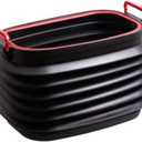 4.76-Gallon Lightweight and Durable Folding Storage Bucket - Portable car Trunk Organizer with Handle, Suitable for car wash Water and Other Purposes