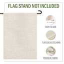 7 x Terkki Welcome Mushroom Decorative Garden Flag, Spring Summer Plant
