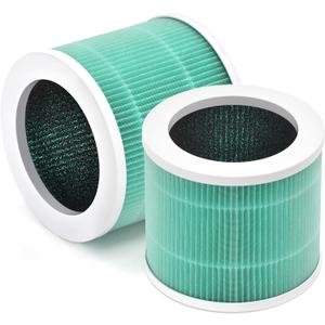 [Odor Remover]A1 Air Filter Replacement Compatible with Vewior Air Purifier Filter Replacement, Model HQSC-50, HQKJ-80, AMEIFU AP01W, KOIOS HQKJ-50 3-in-1 Filtration Efficient Air Cleaner 1 Packs