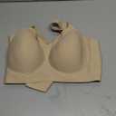 ProKloud Jelly Bras for Women No Underwire Wireless Bra with Support and Lift Full Coverage Plus Size Comfy Seamless Bra (3X-Large, Skin)
