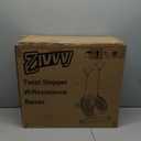 Stepper Machine with Resistance Bands, Mini Stepper with 300LBS Weight Capacity, Twist Stepper for Full Body Workout, Adjustable Step Height, Smooth and Quiet, Step Machine for Men Women