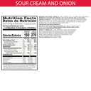 Pringles Potato Crisps Chips, Lunch Snacks, Office and Kids Snacks, Grab N' Go, Sour Cream and Onion, 1.88 Pounds (12 Cans) (EXP 07/30/27)