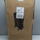 De'Longhi Oil filled Radiator Heater, 1500W Electric Space Heater for indoor use, portable room heater, Energy Saving, full room like office and bedroom with safety features, EW7707CB