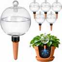 6 Pack 26 oz Extra Large Plant Self Watering Globes to 3 Weeks Watering | Shuomeng Extra Large Self Watering Globes, Slow Release Watering Bulbs for Plants,Durable for Vacation, Gift for Plant Lovers