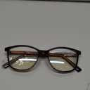 Madison Avenue Blue Light Blocking Glasses Anti Eyestrain UV Glare Blue Light Glasses for Women with Case, TV Phone Computer Gaming Eyeglasses (Demi)