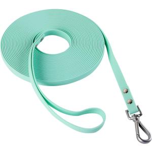 Dog Training Long Leash Waterproof Long Line Heavy Duty Outdoor Recall Lead(Mint Green, 15FT)