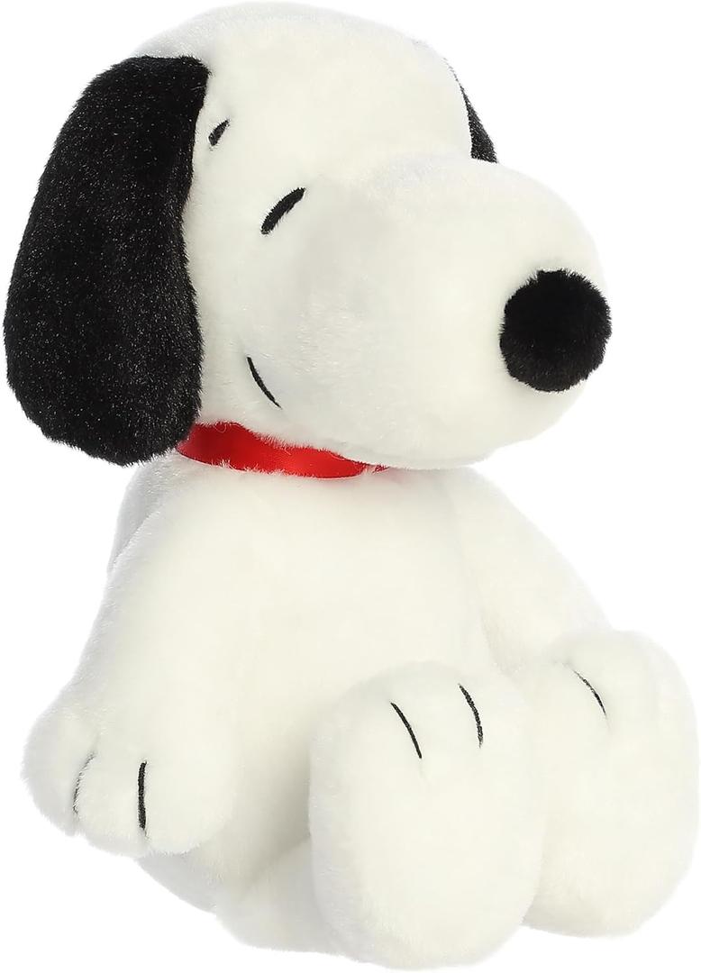 Aurora Adorable Peanuts Floppy Snoopy Stuffed Animal - Officially Licensed Toys for All Snoopy Fans - Nostalgic Gift for Adults and Birthday Celebrations - 9 Inches