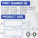 VS50805R 3.6L Valve Cover Gasket Seal & Intake Manifold Gasket for 2011-2022 Chrysler 200 300 Town&Country, Durango Grand Caravan Journey, Jeep Cherokee, Wrangler, Ram 1500 5184562AC 828604 5184596AE
