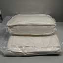 Love's cabin King Size Comforter Set Off White, 7 Pieces King Bed in a Bag, All Season Bedding Sets with 1 Comforter, 1 Flat Sheet, 1 Fitted Sheet, 2 Pillowcase and 2 Pillow Sham