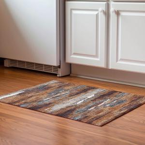Addison Rugs Mayfield AMF942 Copper 1'8" x 2'6" Indoor Premium Machine Washable Rug, Silky Soft, Easy Clean, Non Shedding, Bedroom, Living Room, Dining Room, Kitchen, Rug