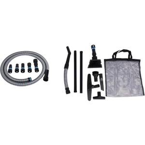 Premium Quick Click Multi-Brand Power Tool 7-Piece Dust and Fume Collection Set with 10 Ft. Hose and Wet/Dry Vacuum Accessories