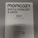 Momcozy 3 Layers Large Bottle Sterilizer and Dryer, Fast Sterilize and Dry, Universal Bottle Sterilizer for All Bottles & Breast Pump Accessories, Touch Screen & Auto-Off Bottle Sanitizer