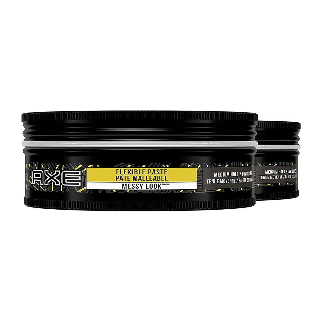 AXE Styling Flexible Hair Paste Urban Messy Look 2 Count for An Instant Texture Boost Hair Styling Made Easy 2.64 oz AXE Styling Flexible Hair Paste Urban Messy Look 2 Count for An Instant Texture Boost Hair Styling Made Easy 2.64 oz