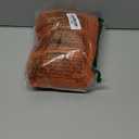 Simplebrand Orange Sheer Curtains 63 Inch Length 2 Panels, Rod Pocket Solid Color Window Sheer Curtain Panels, Elegant Curtains & Drapes for Living Room, Bedroom (42" W x 63" L)