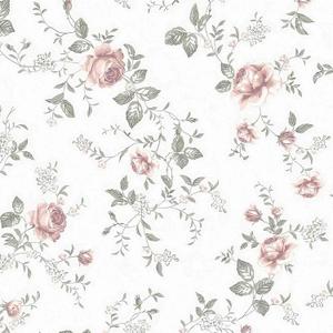 Heroad Floral Wallpaper Vintage Wallpaper Pink Rose Flower Coquette Peel and Stick Wall Paper for Bedroom Cabinets Countertops Contact Paper Removable Self Adhesive Vinyl Thicken 16.1"x393"