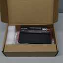 OLTEANP 500 Watt Power Inverter 12V DC to 110V/120V AC Inverter with LCD Screen Display, 2 AC Outlets, 36W Type-C Port, 5V/3A USB Port, Car Power Converter for Truck, Home, Vehicles, Laptop, Trip