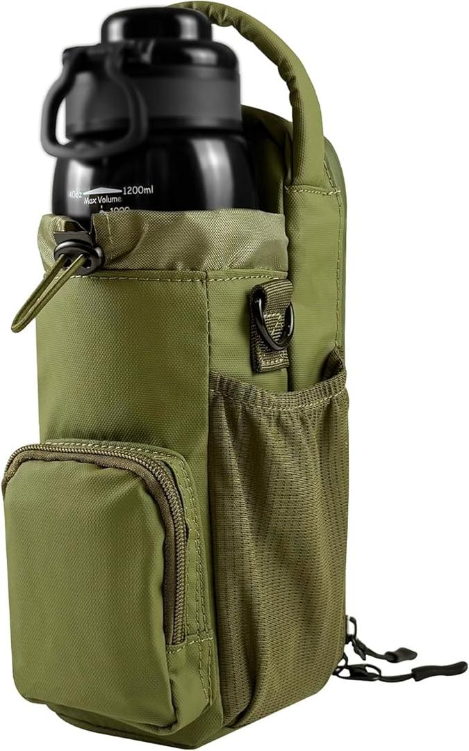 Magnetic Gym Bag for Men and Women, Magnetic Water Bottle Holder for Gym, Small Gym Bag, Gym Gifts for Women and Men (Green, <40 OZ)