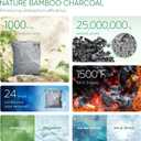 Activated Charcoal Odor Absorber, 6 Pack Natural Shoe Odor Eliminator, Bamboo Charcoal Air Purifying Bags, Sneaker Deodorizer and Moisture Absorbers for Clean Footwear, Shoe Odor Remover