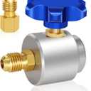 Boltigen Self Sealing R134A Can Tap Valve Refrigerant Dispenser with Tank Adapter for 1/4 and 1/2-inch AC Freon Charging Hose