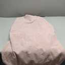 LavishCover Armless Chair Cover Office Desk Chair Cover, Waterproof and Elastic Criss Cross Chair Cover, Exquisite Vanity Chair Cover, Mid Back Wide Seat Accent Chair Covers(Pink,Corn, Just the Cover)