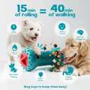 knitly Interactive Dog Toys, Adjustable Treat Dispensing Toy to Keep Them Busy, Dog Enrichment for Brain Stimulation & Cognitive for Puppy Puzzle to Reduce Boredom-Ideal Gift for All Dogs(Rigid Nylon)
