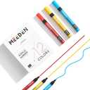 MEEDEN Artist 12 Colors Acrylic Paint Markers - 3X Visible Large Capacity Acrylic Paint Pens with Upgraded Nylon Tips, Quick Dry Marker Pens for Rock Painting, Wood, Canvas, Stones, Glass, Fabric