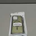 SUPFINE Magnetic for iPhone 14 Pro Max Case (Compatible with MagSafe) (Military Grade Drop Protection) Translucent Matte Shockproof Phone Case,Cangling Green