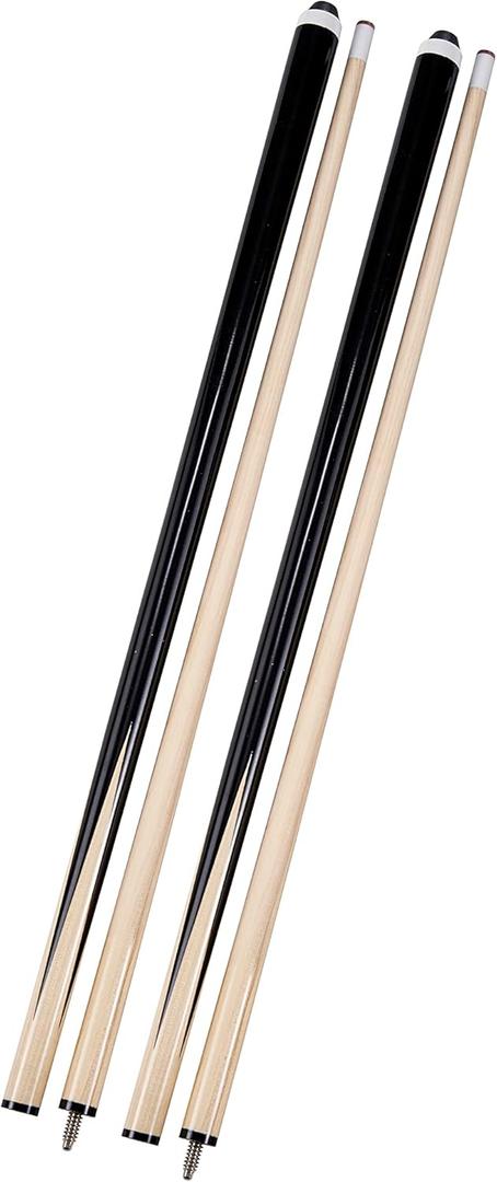 Pool Sticks 19 OZ 58 Inch Wooden Pool Cue Stick Hardwood 2-Piece 58" American Billiard Cue Sticks Pool Table Sticks for Bars or House Use, Set of 2/4 / 6/8