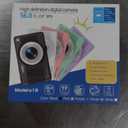 56MP 1080P Digital Camera, 8X Digital Zoom Auto Focus Point and Shoot Video Camera with 2.8 Inch Display, Compact Travel Vintage Camera Gifts for Teens Students Adults (Black