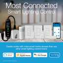 Lutron Caseta Original Smart Light Switch (Lutron Smart Hub Required), for Home, LED Lights, and Fans, 6 Amp, Single-Pole/3-Way, Neutral Required, PD-6ANS-WH, White