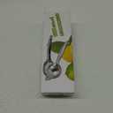 TEZZ Premium Lemon Squeezer, Large Heavy Duty Handhelp Juicer for Lemon, Metal Hand Press Citrus Juicer, Lime Squeezer Bar Tool, Manual Citrus Press (Silver)