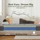 12 Inch Twin XL Hybrid Mattress, Gel Memory Foam & Pocket Coils