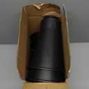 Bed Risers, 11.4 Inch Round Furniture Riser Adjustable Heavy Duty Raise Blocks for Bed Couch Table Desk - Supports up to 6,000 lb (Black,4 Pack)