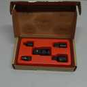 NEIKO 30249A 5 Piece Impact Socket Adapter Set, Standard SAE, 1/4, 3/8, 1/2" Cr-V Steel Impact Driver & Wrench Conversion Kit Socket Reducer, Locking Socket Adapter Set