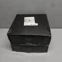 Nervure 100 Pieces Gold Plastic Plates - 10.25 inch Gold Dinner Plates - Heavyweight White and Gold Disposable Plates Ideal for Wedding & Party & Thanksgiving