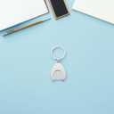 TOYANDONA 5pcs Quarter Holder Keychain: Shopping Cart Token Trolley Coin Keyring - Zinc Alloy Key Ring for Grocery Carts - Portable Mini Coin Holder for Bags Backpacks Keys
