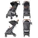 Ergobaby Metro 3 Deluxe Baby Stroller for Newborns, Infants, and Toddlers
Compact Travel Stroller with Upgraded Materials, Additional Accessories, One-Hand Fold, Jet Black