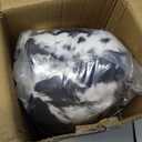 Faux Fur Throw Blanket for Couch, Fluffy Fuzzy Plush Bubble Blanket, Soft Warm Cozy Shaggy Rabbit Blanket, Luxury Decorative Gifts for Sofa Bedroom Living Room, 60x80inch (Cow Print-Black)