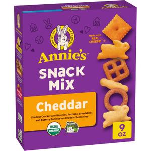 Annie's Organic Cheddar Snack Mix, 9 oz (EXP 07/28/26)