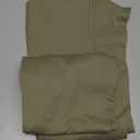 OQQ Women Yoga Jumpsuits Ribbed Crew Neck Sleeveless Bell Bottoms Flare Jumpsuits (Large, Sauerkraut)