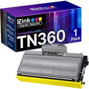 E-Z Ink Compatible Toner Cartridge Replacement for Brother TN330 TN360 TN-330 TN-360 High Yield Compatible with DCP-7040 DCP-7030 MFC-7840W HL-2140 MFC-7340 MFC-7440N HL-2170W HL-2150N (1 Black)