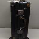 Krute Carry On Luggage 20 inch Aluminum Frame Luggage with Spinner Wheels Hardshell No Zipper PC+ABS TSA Lock Zipperless Suitcases (Black)