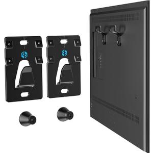 Supcline No Stud TV Wall Mount for Most 26-100 inch TVs Up to 200lbs, Drywall No Drill TV Mount, 1.18'' Low Profile Studless Wall Mount tv Bracket, Easy Install