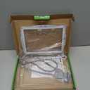 Large 10X Magnifying Glass with Light, Hands Free Magnifying Glass for Reading, Full Book Page Magnifier with 50 LED Lights, Flexible Gooseneck Magnifiers for Seniors Low Vision (Black)