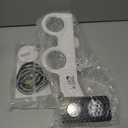 SAMODRA Bidet Attachment, Non-Electric Cold Water Bidet Toilet Seat Attachment with Pressure Controls, Retractable Self-Cleaning Dual Nozzles for Frontal & Rear Wash - Black